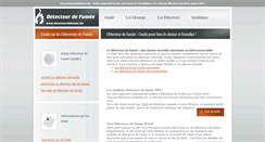 Desktop Screenshot of detecteurdefumee.biz
