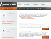 Tablet Screenshot of detecteurdefumee.biz